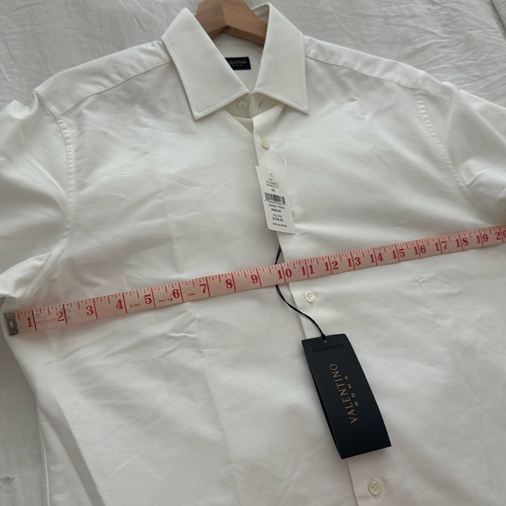 Valentino Roma - Made In Italy Dress Shirt. Size 40, 15 3/4